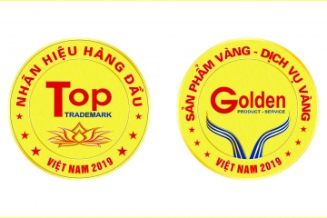 INTELLECTUAL PROPERTY VIETNAM GIVES A TITLE OF VIETNAM'S TOP BRAND NAME - GOLD PRODUCTS, VIETNAM GOLD SERVICE IN 2019 FOR CADIVI