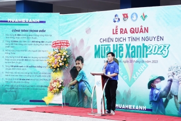 CADIVI continuously being a companion for the voluntary campaign “Mua He Xanh  2022” in Ben Tre Provice