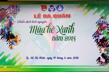 CADIVI continuously being a companion for the voluntary campaign “Mua He Xanh  2018” in Ben Tre Provice