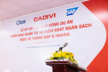 CADIVI x Citek hợp tác dự án triển khai quản trị và kiểm soát ngân sách trên hệ thống SAP S/4HANA