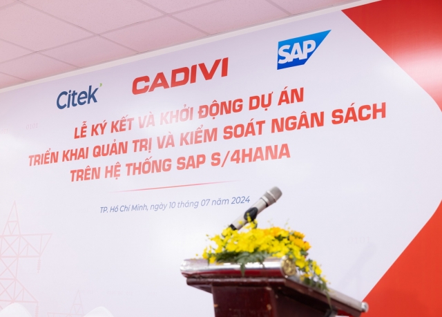 CADIVI x Citek hợp tác dự án triển khai quản trị và kiểm soát ngân sách trên hệ thống SAP S/4HANA