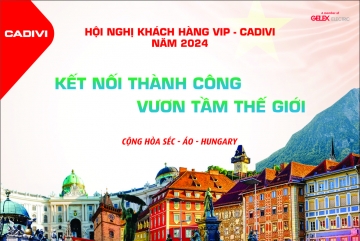 CADIVI TỔ CHỨC HỘI NGHỊ KHÁCH HÀNG VIP 2024 “KẾT NỐI THÀNH CÔNG - VƯƠN TẦM THẾ GIỚI”