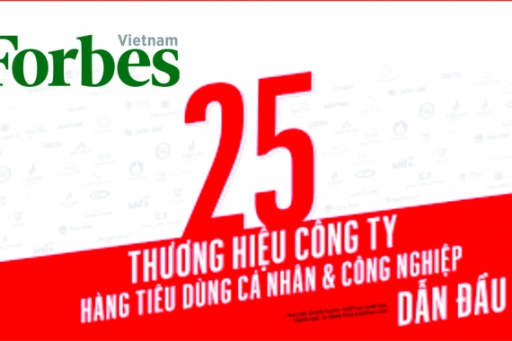 GELEX, Viglacera, CADIVI vào Top 25 thương hiệu dẫn đầu của Forbes Việt Nam