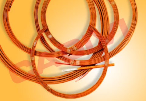 PAPER COVERED RECTANGULAR COPPER WIRES
