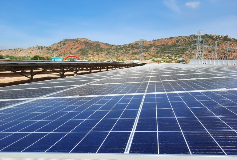 Nhà máy điện mặt trời Solar Farm Nhơn Hải-Ninh Thuận